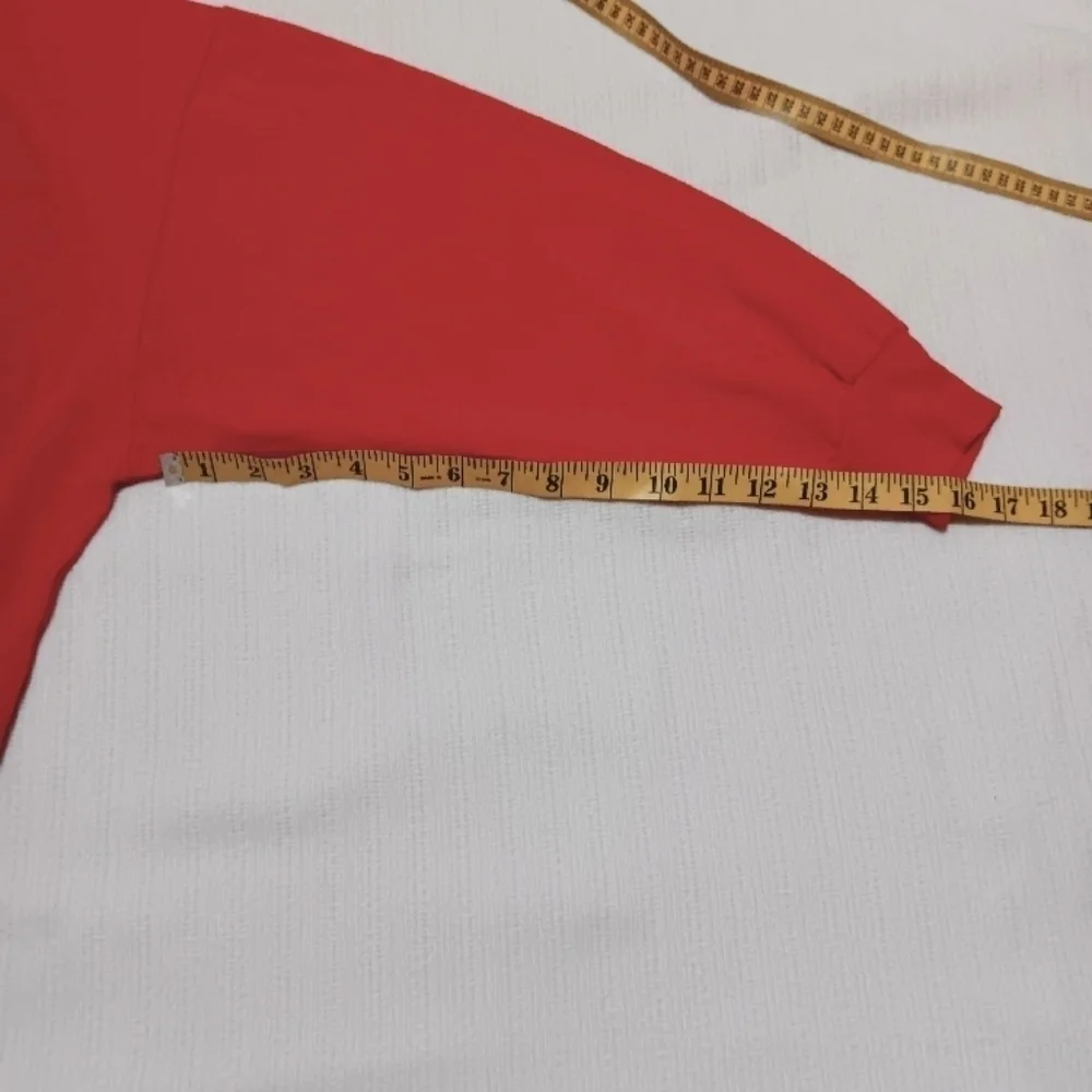 3X25 Vintage SEARS Mickey Red Long Sleeve night gown Size L - Picture 10 of 10